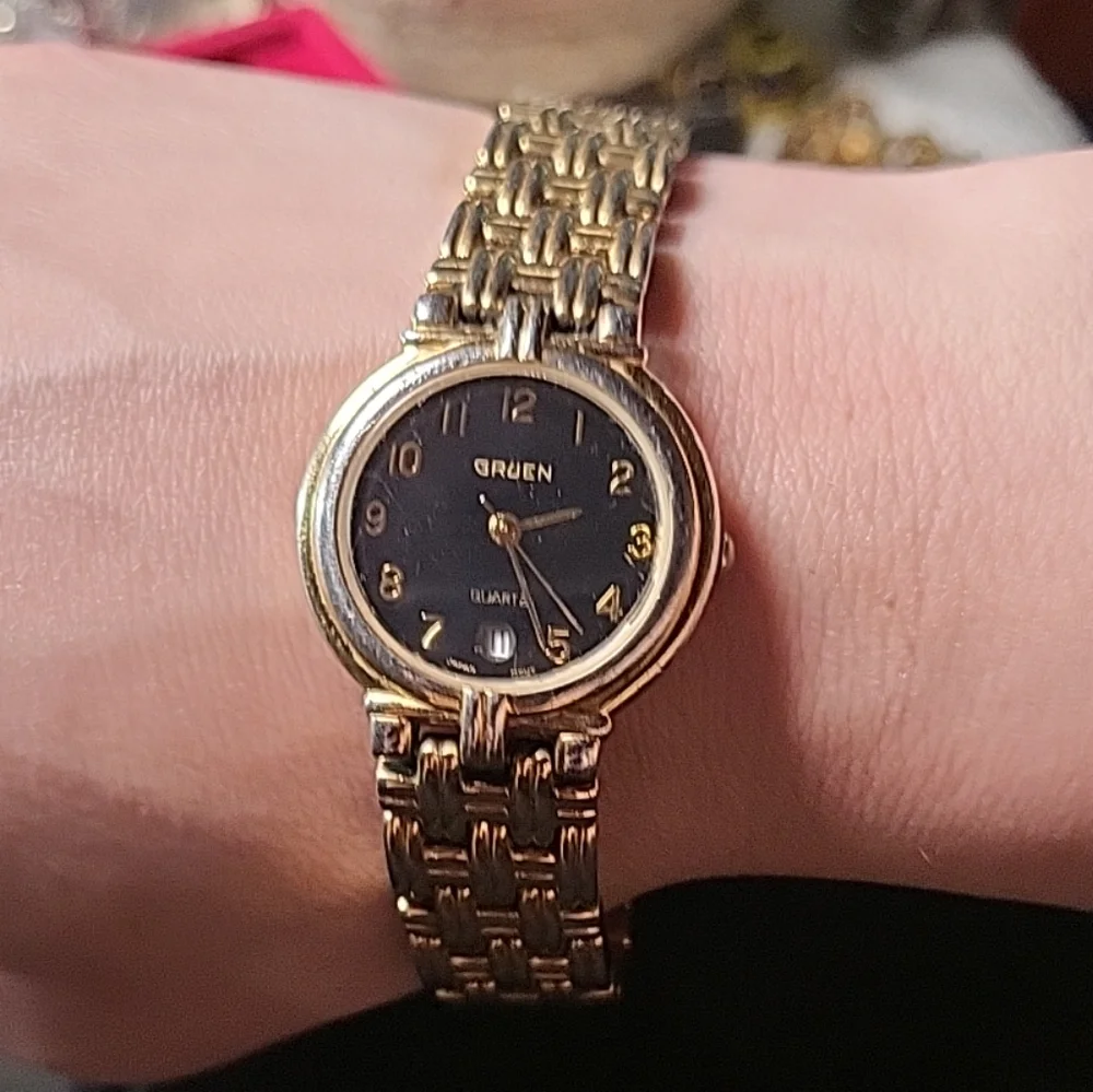 Gruen Gold and‎ Black Watch
